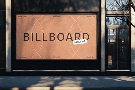 Storefront Billboard Mockup, an Advertising Mockup by Design Squad