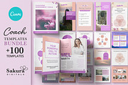 Life Coach Canva Templates Bundle, a Social Media Template by Sakura Digitals (Thumbnail 1 of 8)