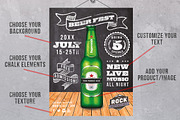 Chalk Poster Ad Creator Kit, a Flyer Template by SkyvaraSupply (Thumbnail 2 of 6)