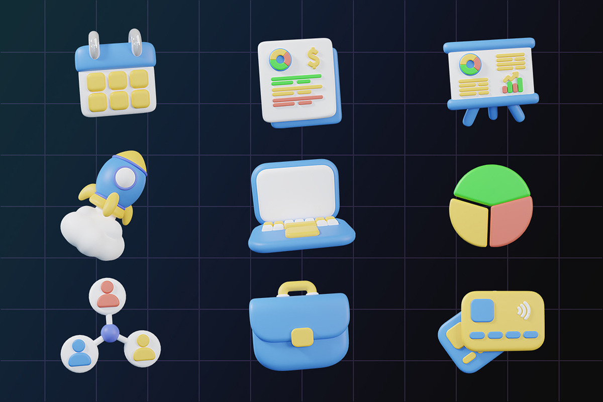Business Essentials 3D Icon, an Object Graphic by Artnivora.Std (Photo 4 of 4)