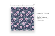 6 Seamless Pattern: Mauve Garden, a Pattern Graphic by StudioCitra (Thumbnail 8 of 11)