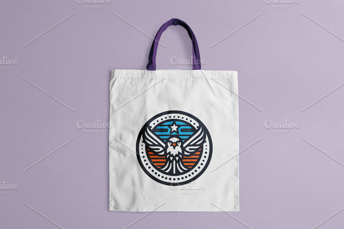 Patriotic Eagle Badge Graphic, a Branding & Logo Template by Vectorium Studio (Photo 2 of 2)