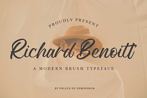Richard Benoitt - Modern Script Font