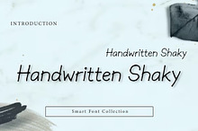Handwritten shaky