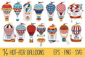 Vintage Hot Air Balloon Collection