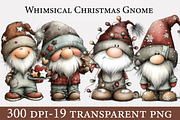 Whimsical Christmas Gnome clipart, an Illustration by Designworld (Thumbnail 1 of 6)