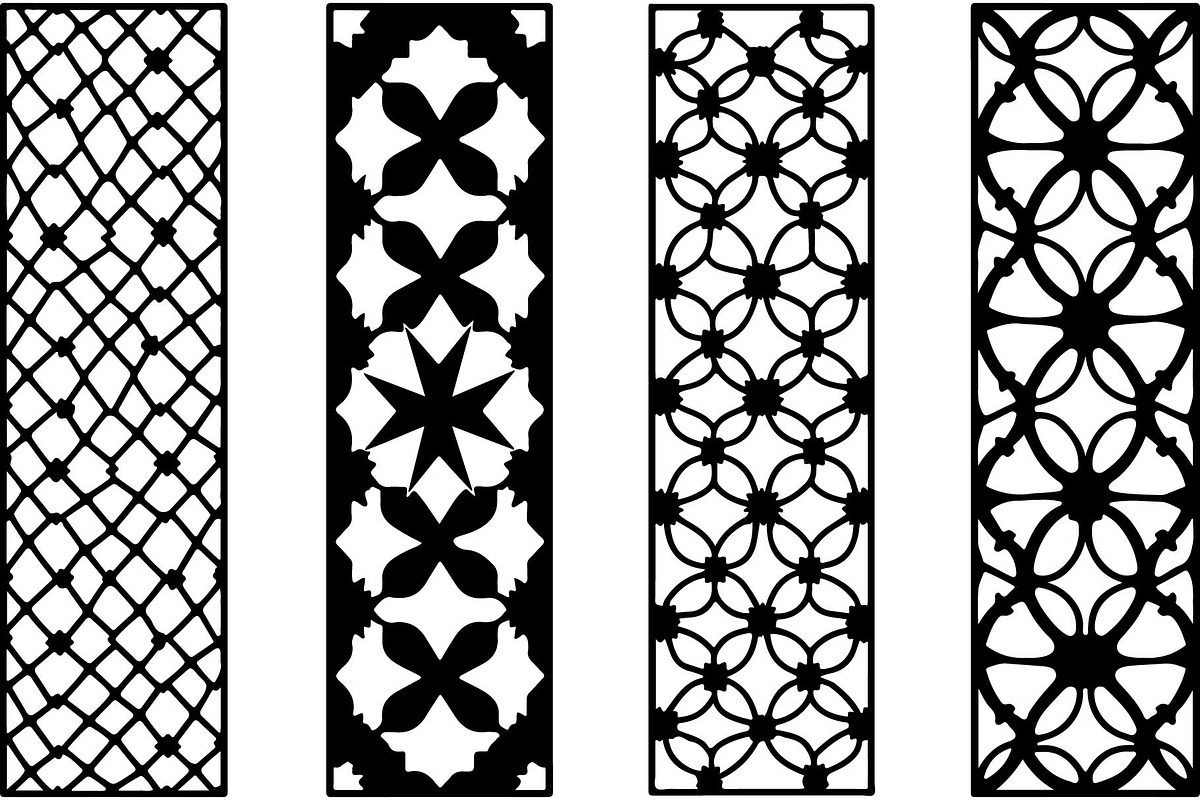 Geometric Pattern Panel Set, an Object Graphic by abu67222 (Photo 3 of 13)