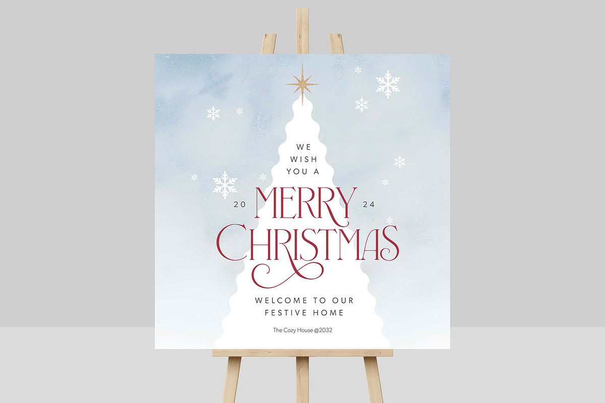 Christmas Winter Wonderland Template, a Poster Template by BrandPacks (Photo 6 of 8)