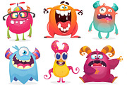 Cute Monster Mascots & Sticker Set, a Decorative Illustration by D R A W K M A N (Thumbnail 7 of 7)