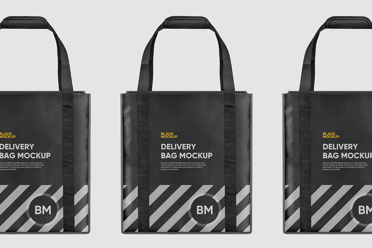 Delivery Bag Mockup, a Packaging Mockup by BlackMockup (Photo 6 of 10)