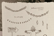 Haunted Nostalgia: Halloween Clipart, a Seasonal Illustration by Cute Atelier (Thumbnail 5 of 10)