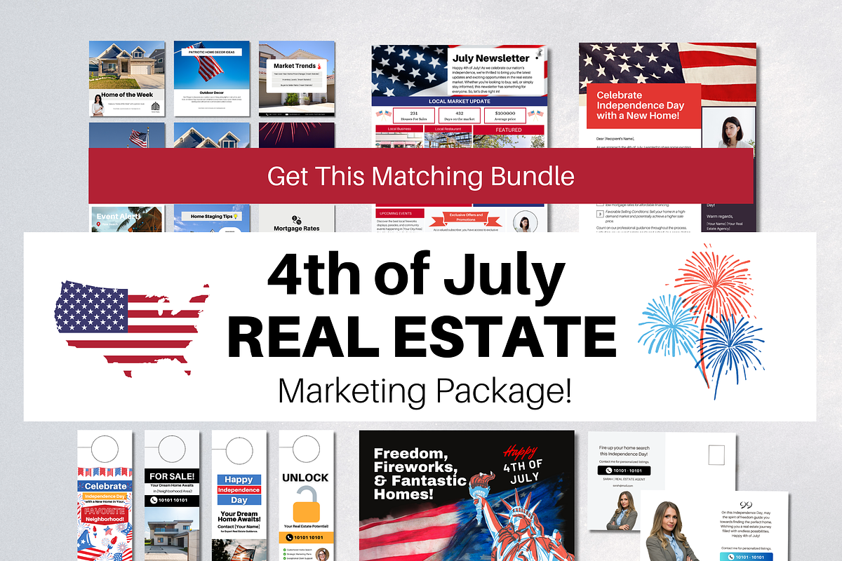 Real Estate 4th of July Postcard, a Card Template by Modernastic - Canva (Photo 4 of 4)