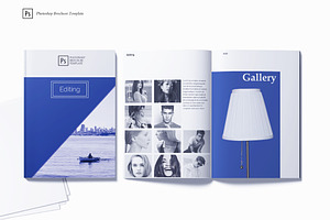Editing Photoshop Brochure Template 