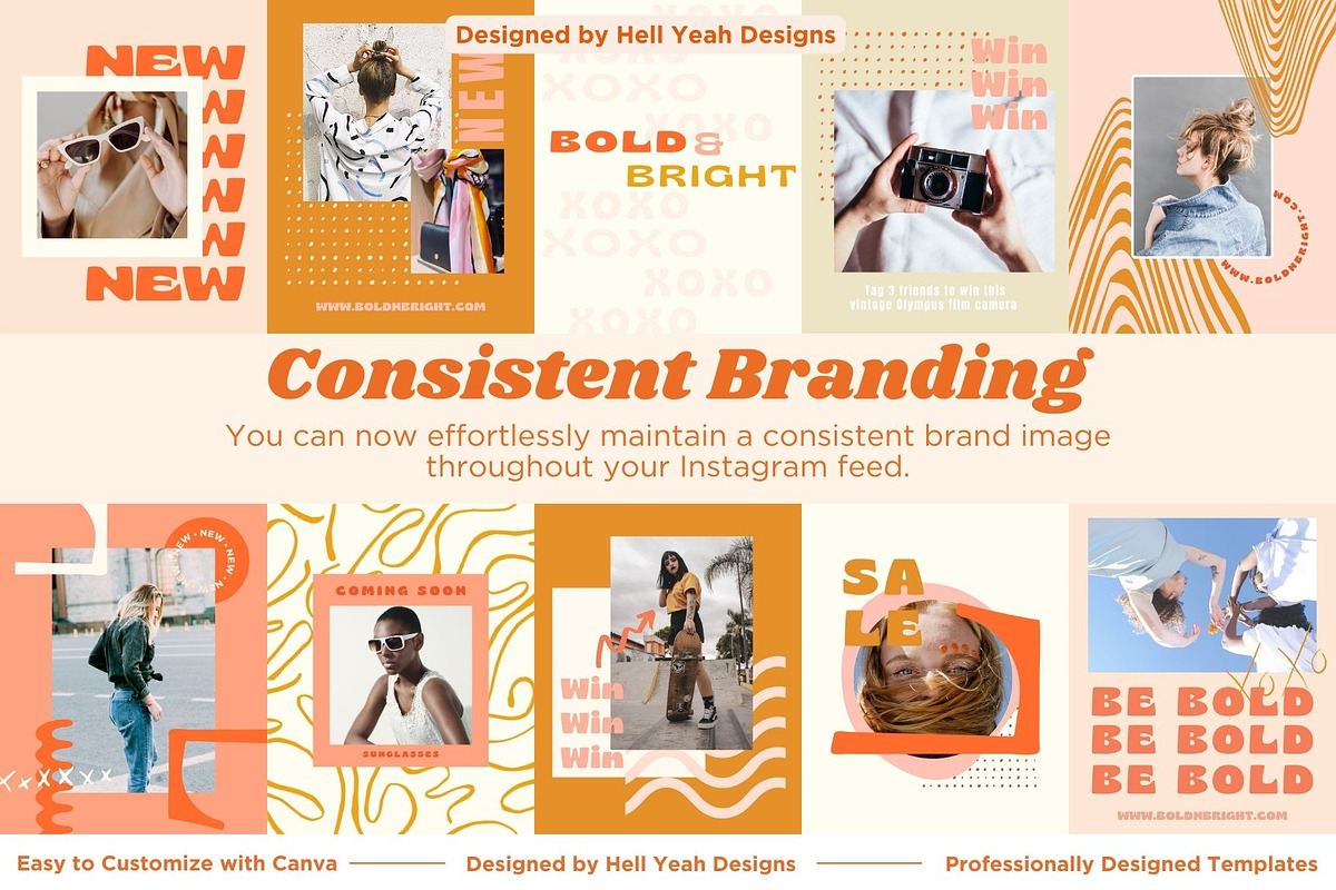 Bold Instagram Post Templates preview 5