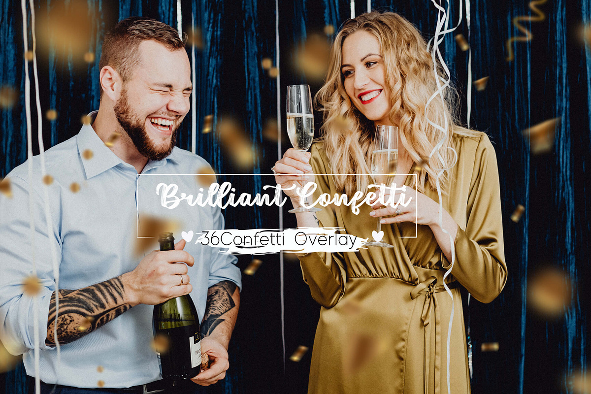 36 Brilliant Confetti Overlays, a Graphic by 3Motional (Photo 1 of 11)