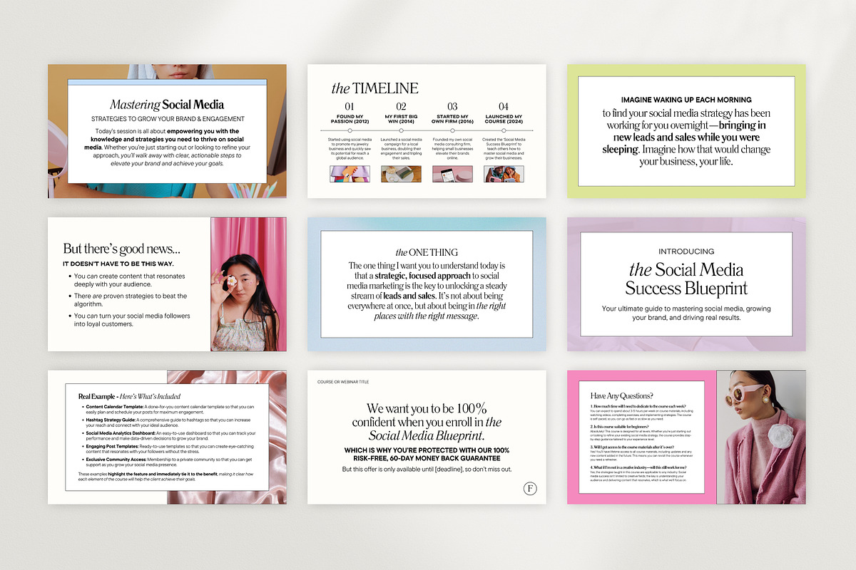 Slide Deck & Webinar Canva Bundle, a Presentation Template by Fallon Gerst (Photo 11 of 20)