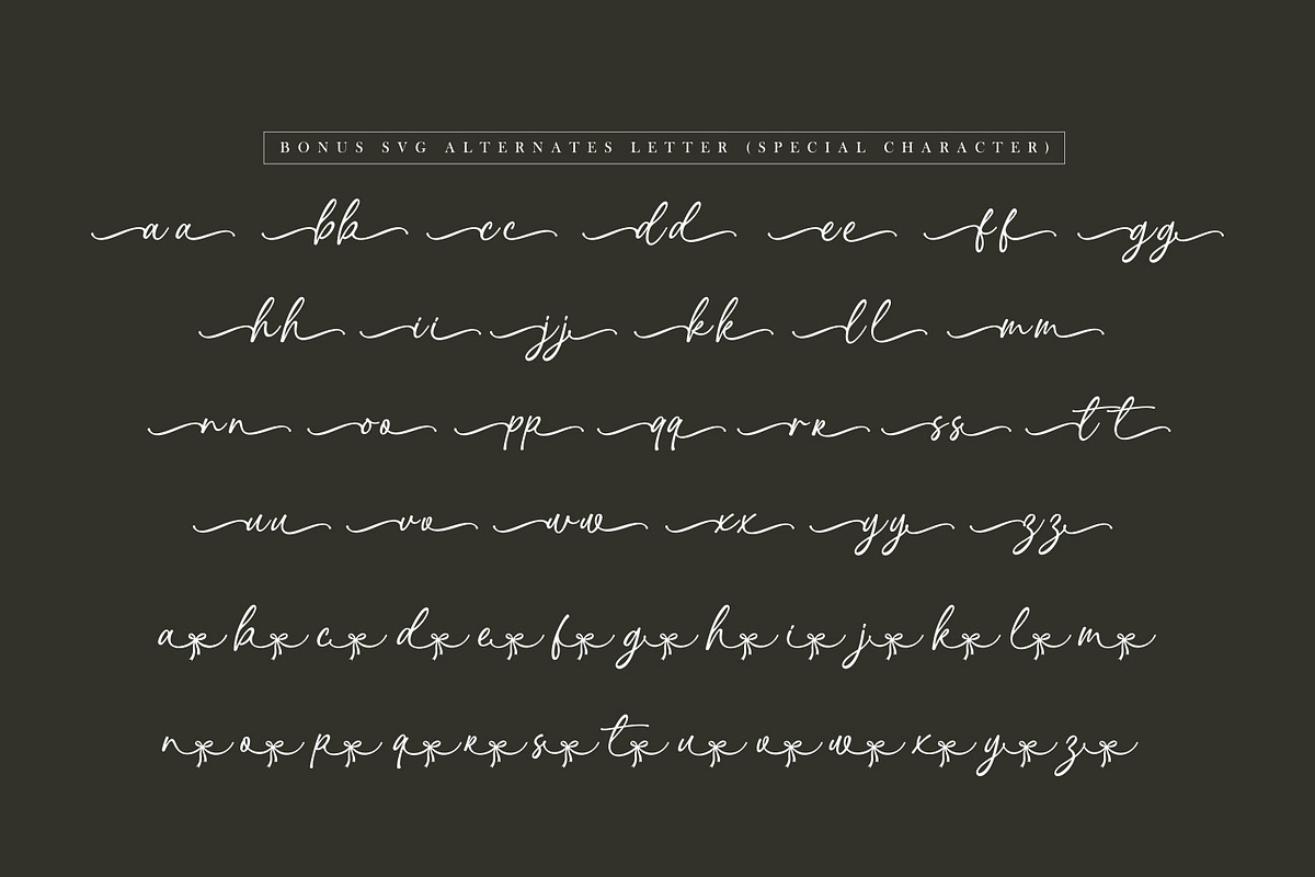 Signature Calligraphy - Best Moment, a Script Font by Subectype Studio (Photo 7 of 10)