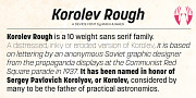 Korolev Rough, a Sans Serif Font by Device (Thumbnail 1 of 8)