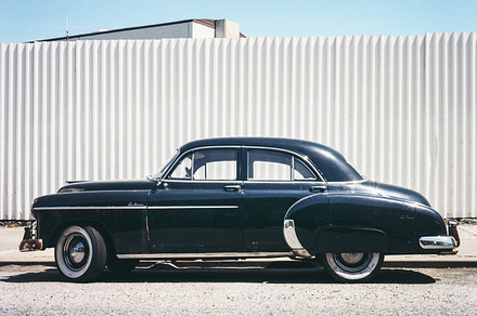 Vintage car containing car, vintage, and street, a Transportation Photo by Jason Kempin Photography
