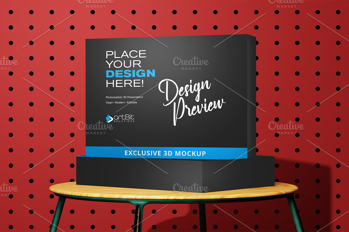Premium Mailing Gift Box Mockup Set, a Packaging Mockup by artBit Design Studio (Photo 7 of 7)