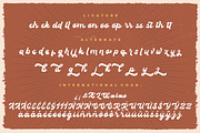 Klassik Style Retro Bold Script, a Script Font by Creatype Studio (Thumbnail 8 of 9)