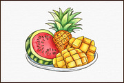 Summer Beach Day Clipart, an Illustration by Sublimation Artist (Thumbnail 3 of 6)