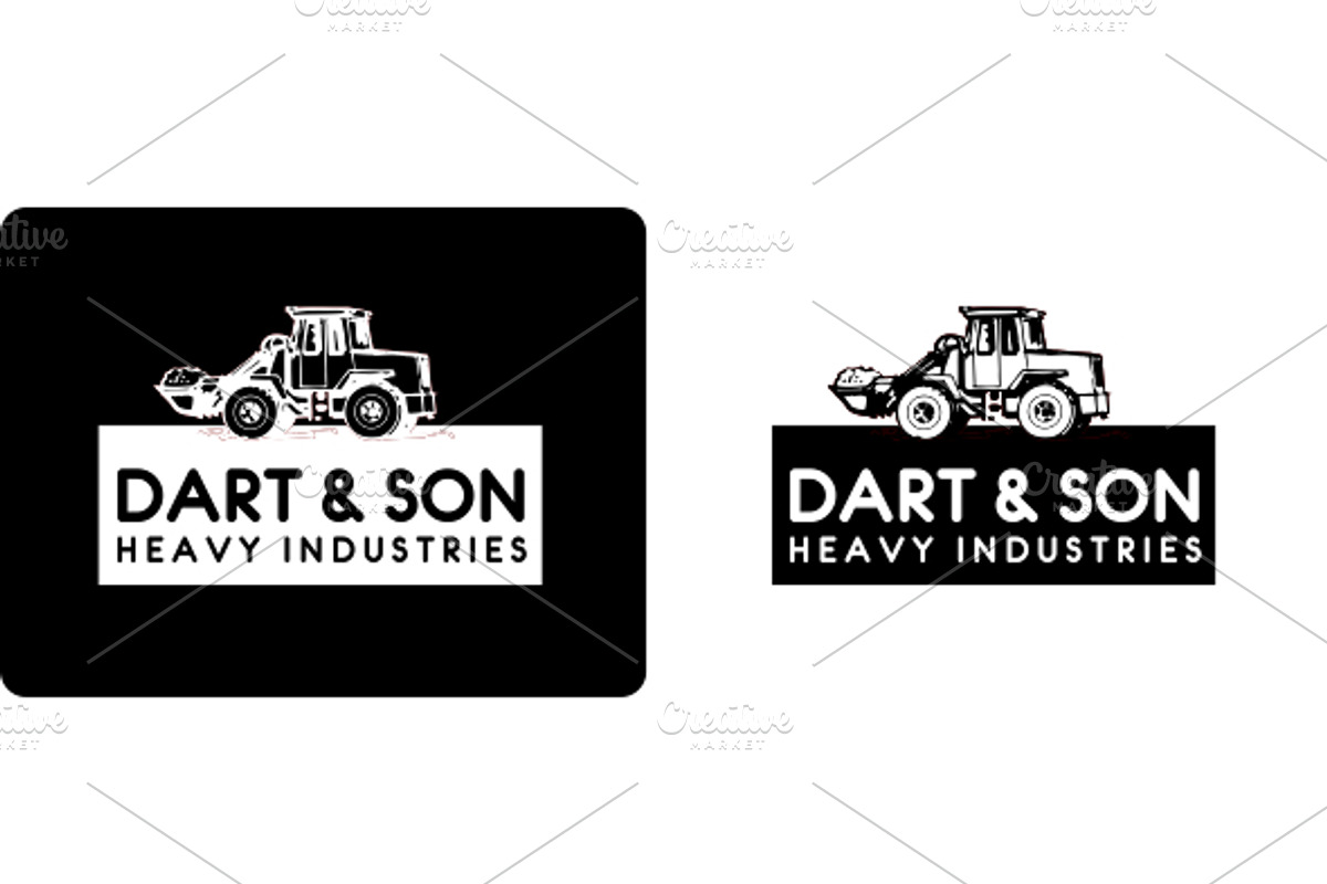 Heavy Industry Logo Design, a Branding & Logo Template by free2fonts (Photo 4 of 4)