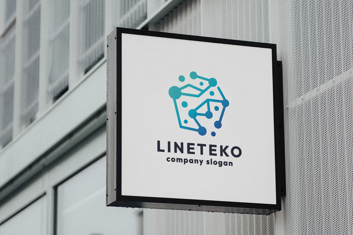 Line Technology System Logo, a Branding & Logo Template by Design_Planet (Photo 2 of 3)