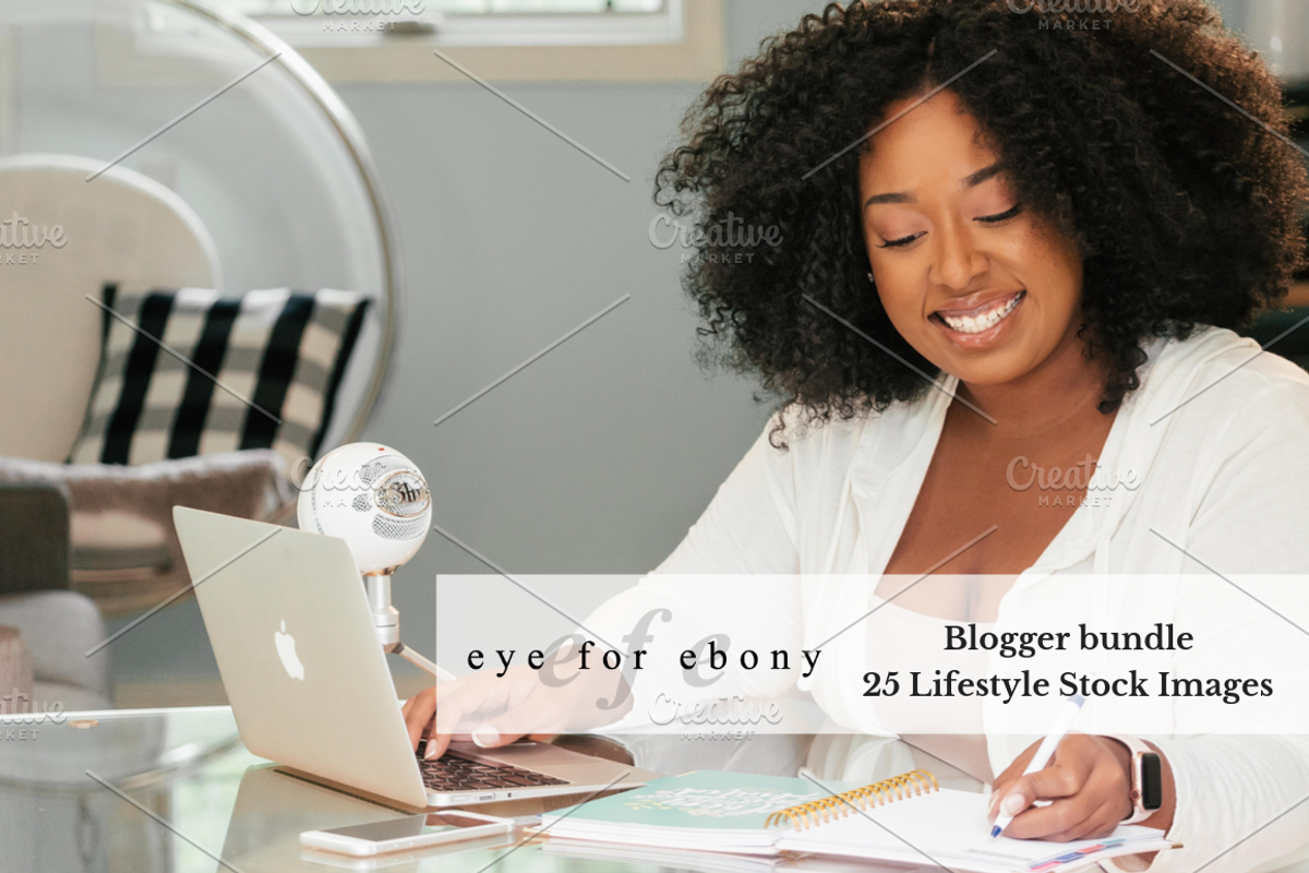 African American Woman Blogging, a Person Photo by Eye for Ebony (Photo 1 of 8)