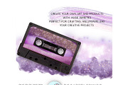 Glitter Lavender Brush Strokes PNGs, a Decorative Illustration by EdeniaArtStudio (Thumbnail 5 of 7)