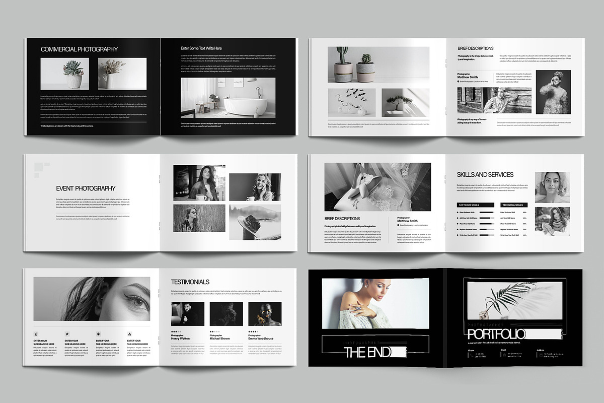 Photography Portfolio Design, a Brochure Template by MightyDesign (Photo 4 of 7)