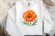 Watercolor Wild Flowers Clipart, an Illustration by DreamCafeArt (Thumbnail 6 of 7)