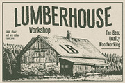 Galber Vintage, a Sans Serif Font by Craft Supply Co. (Thumbnail 2 of 8)
