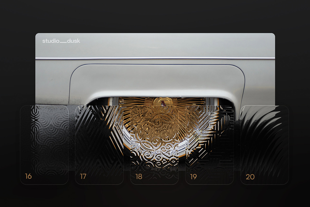 Refracto 33 Patterned Glass Effects, a Texture Graphic by Studio Dusk (Photo 12 of 14)