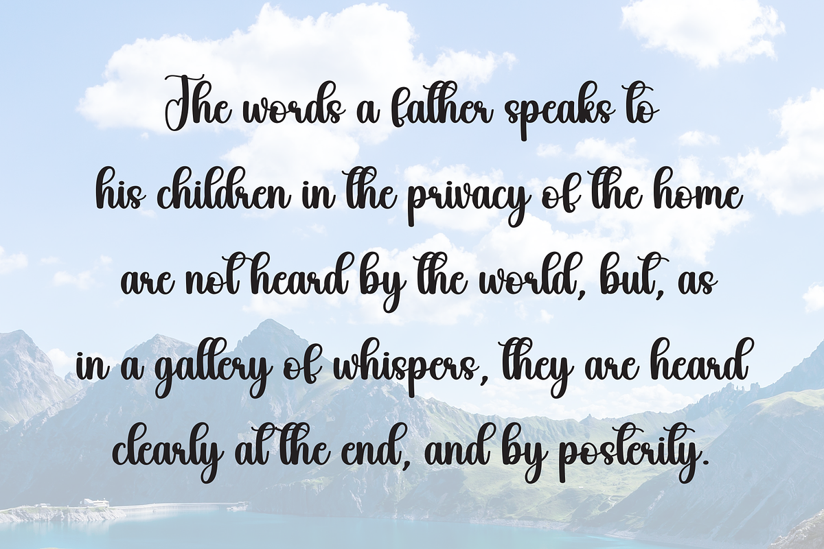 Angela | Script Font, a Handwritten Font by Scratchones (Photo 6 of 9)