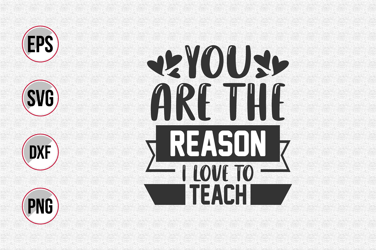 Teacher typographic svg bundle., a Graphic by Uniquesvg99 (Photo 18 of 18)