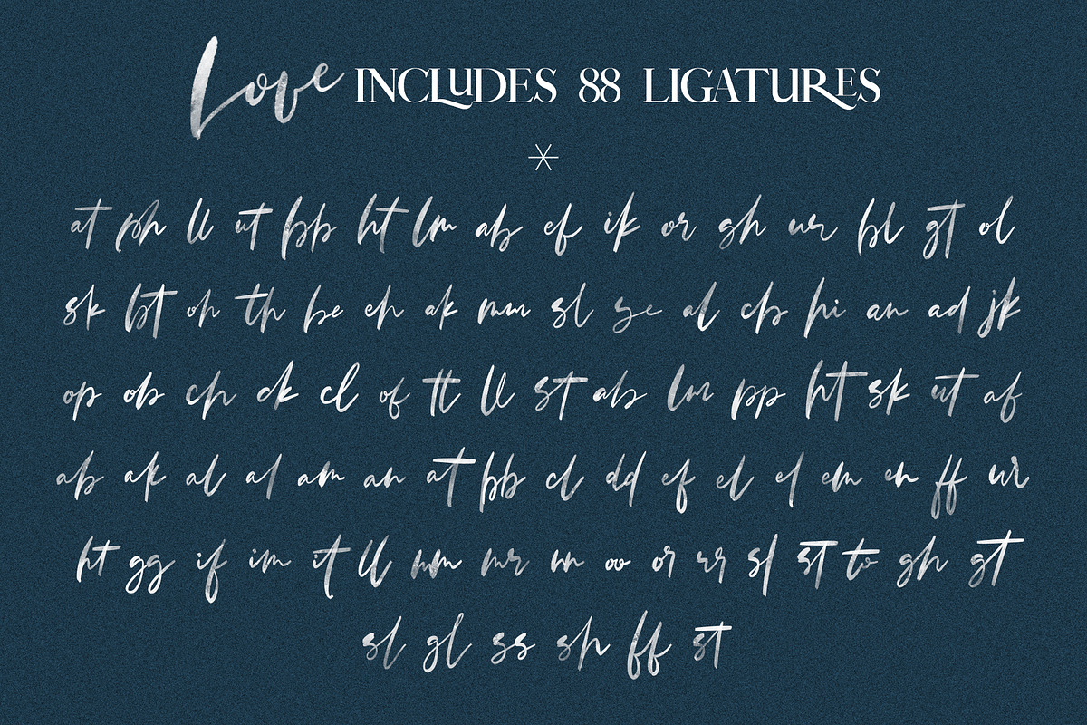 January Love - SVG Font Duo Pack, a Serif Font by SilverStag Type Foundry (Photo 27 of 35)