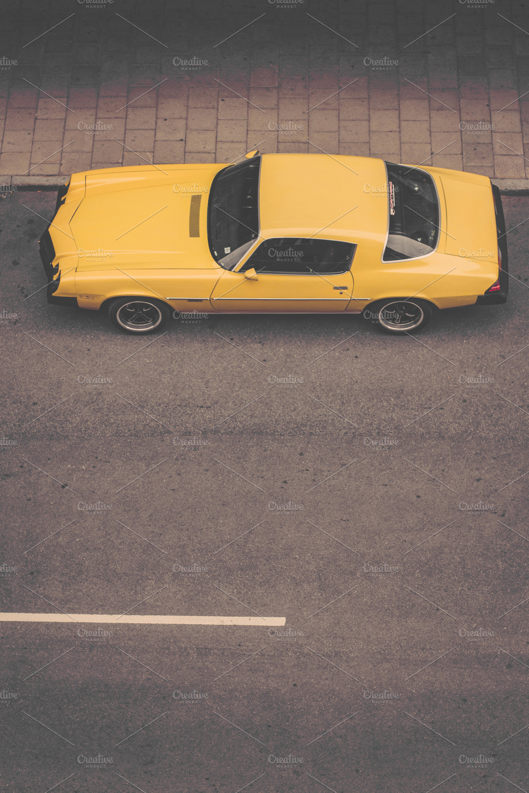 Yellow Classic Car