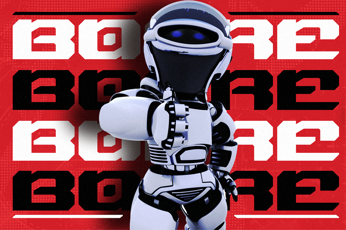 Bogre - Modern Techno Font, a Script Font by MaikoHatta (Photo 2 of 7)