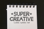Scribble Hummble Handwritten Font, a Handwritten Font by Erifqizefont (Thumbnail 3 of 6)
