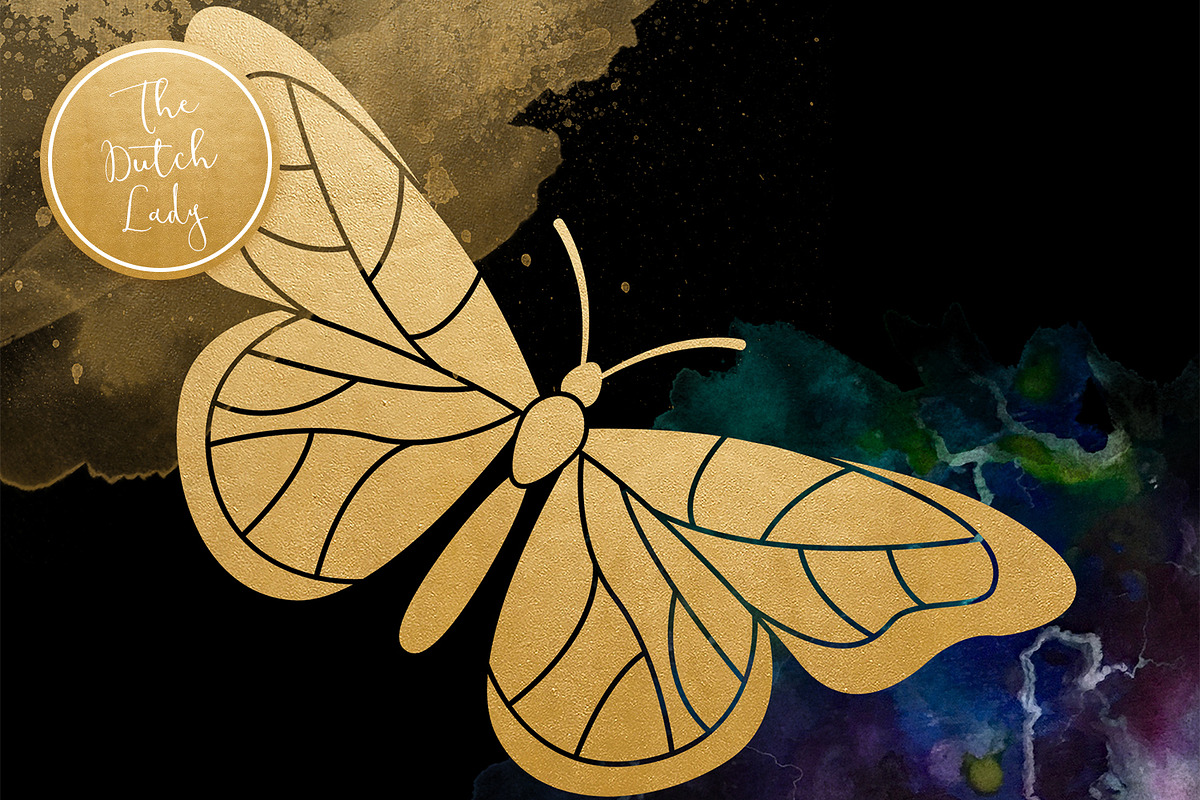 Beetles & Bugs Clipart Set, an Animal Illustration by The Dutch Lady Designs (Photo 2 of 6)
