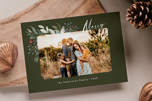 Christmas Card Template CD210