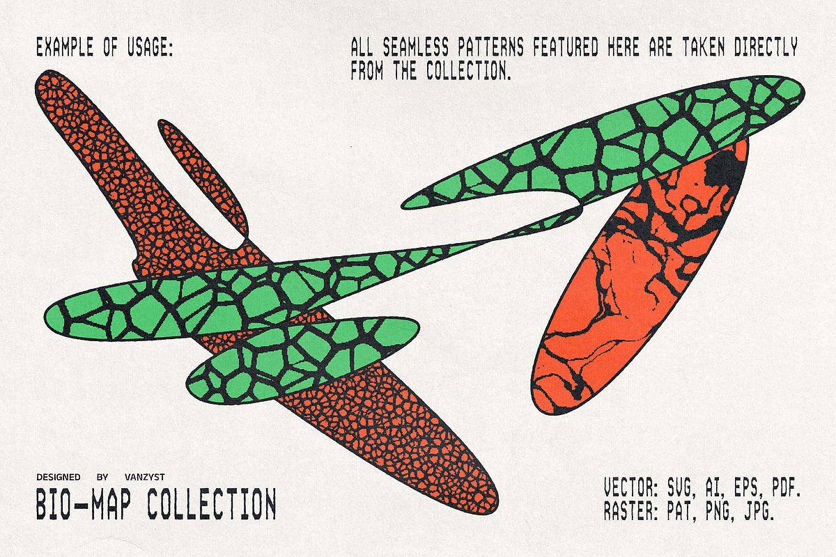 Bio-Map Seamless Patterns Collection, a Pattern Graphic by Vanzyst (Photo 8 of 9)