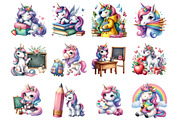 School Unicorn, an Illustration by Design Market (Thumbnail 2 of 4)