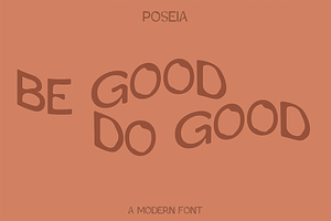 POSEIA FONT