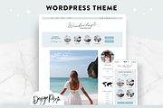 Travel Blog Wordpress Theme Blue, a WordPress Template by Design Pixie (Thumbnail 9 of 9)