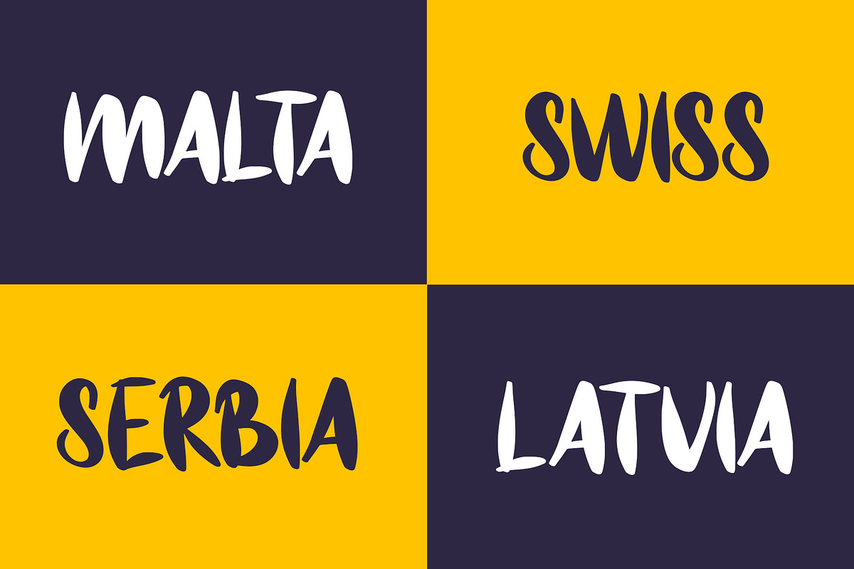 Smile Yellow - Display Font, a Handwritten Font by alifryanzulfikar (Photo 4 of 8)