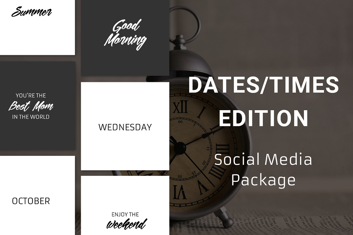 Dates/Times Edition - Social Media, a Social Media Template by Annemiek van Luinen (Photo 1 of 7)