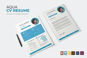 Aqua CV & Resume