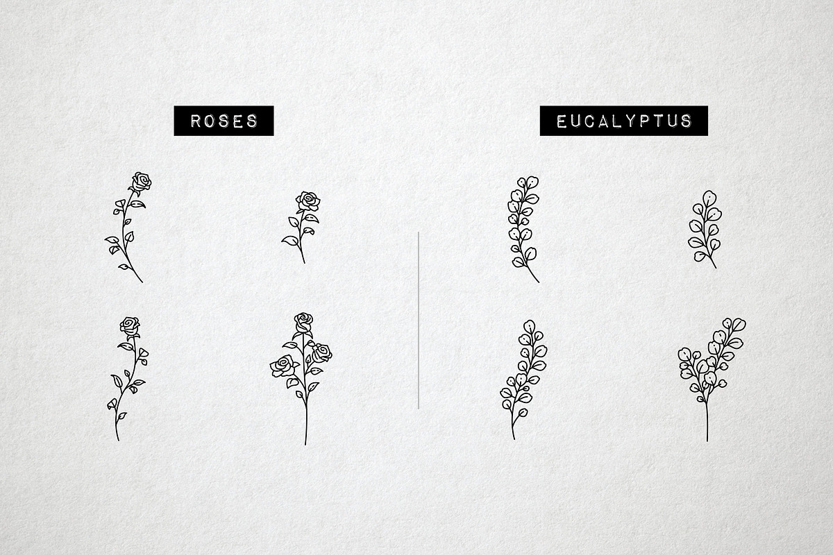 60 Flower and Floral Icons - Vol 2, an Outline Icon by Hatch Design Workshop (Photo 3 of 10)
